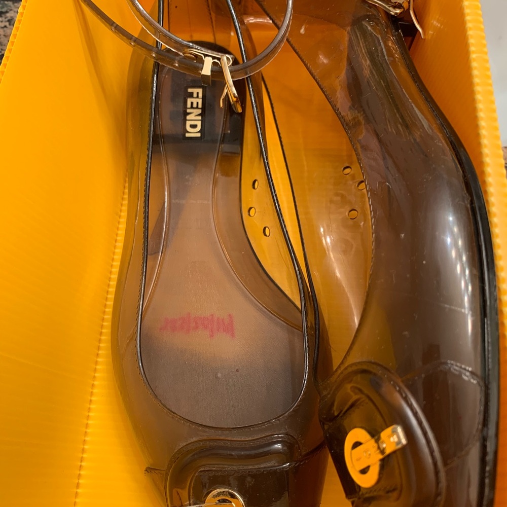 Fendi Jelly Flats